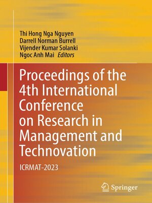 cover image of Proceedings of the 4th International Conference on Research in Management and Technovation